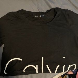 calvin klein crop top